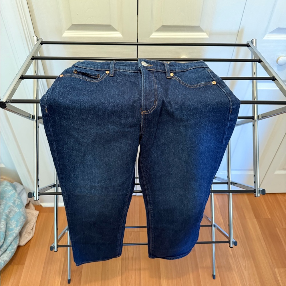 LOFT Women’s Dark Blue Straight Jeans